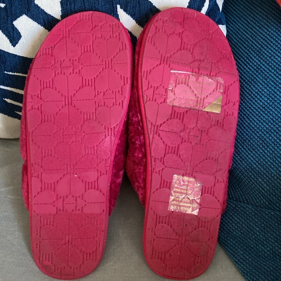 Kate Spade Faux Fur Slippers - Picture 8 of 10